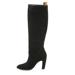 Stuart Weitzman black suede boots